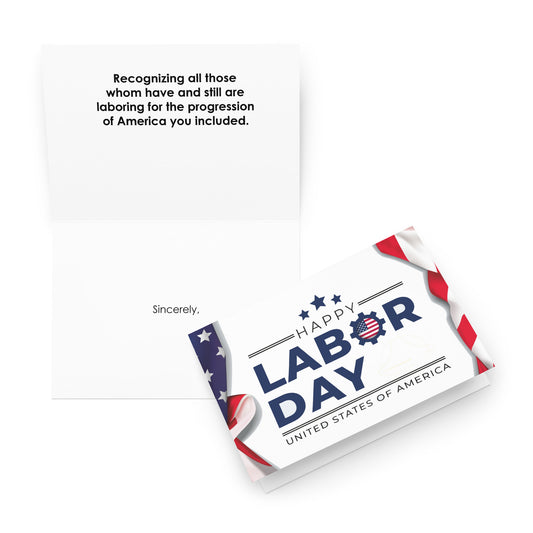 LABOR DAY Holiday Card - GEAR - NOTE