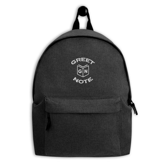 GN - Brand -Embroidered Backpack